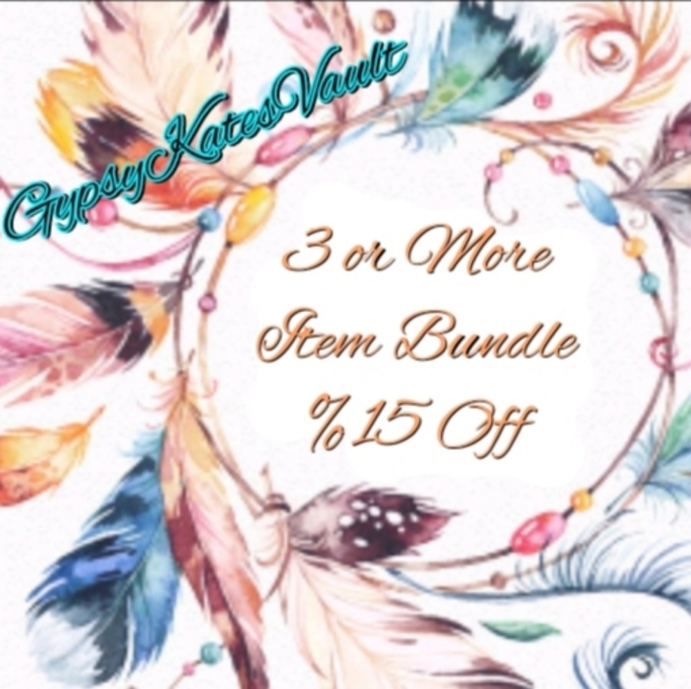 3 or more item bundle %15 Off!
